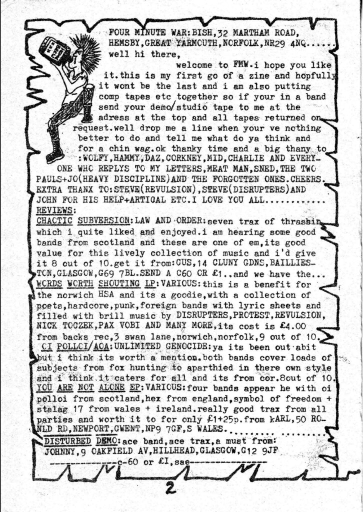 4 minute war cover inside